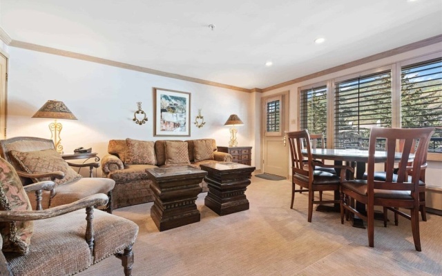 photo 5 of Cozy 2 Bedroom Slopeside Mountain Residence in Vail Village Just Steps From Gondola 1